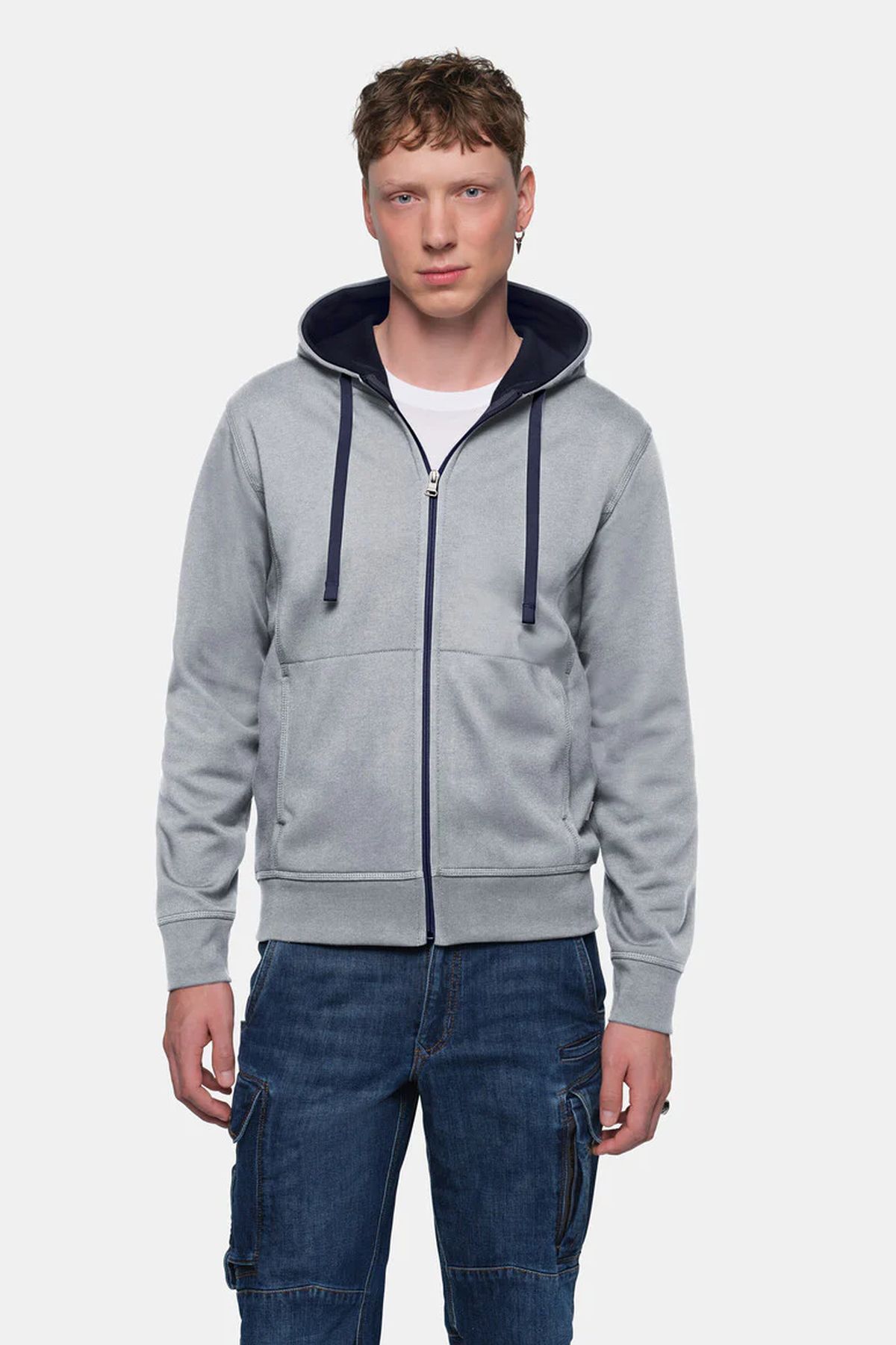Hakro Zip Hoodie Bonded Eco bedrucken | HAKRO