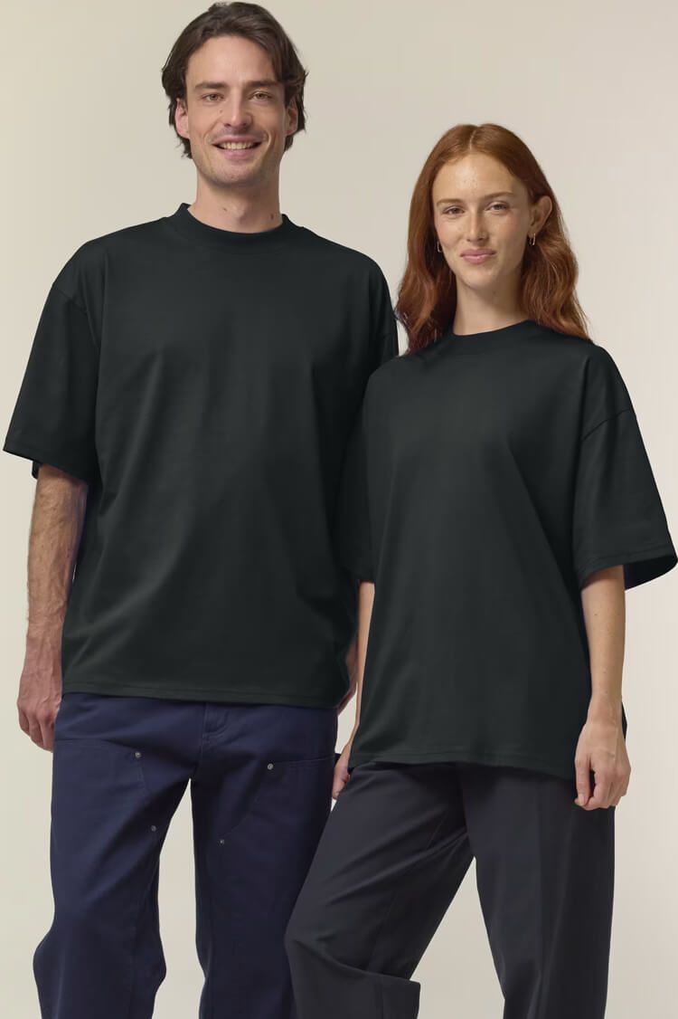 Stanley & Stella Blaster 2.0 Oversize T-Shirt mit Stehkragen bedrucken | Stanley & Stella