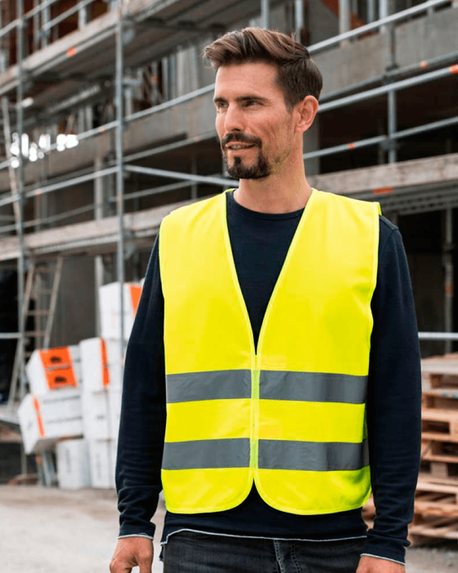 Korntex Unisex Sicherheitsweste mit Reflektorstreifen personalisieren