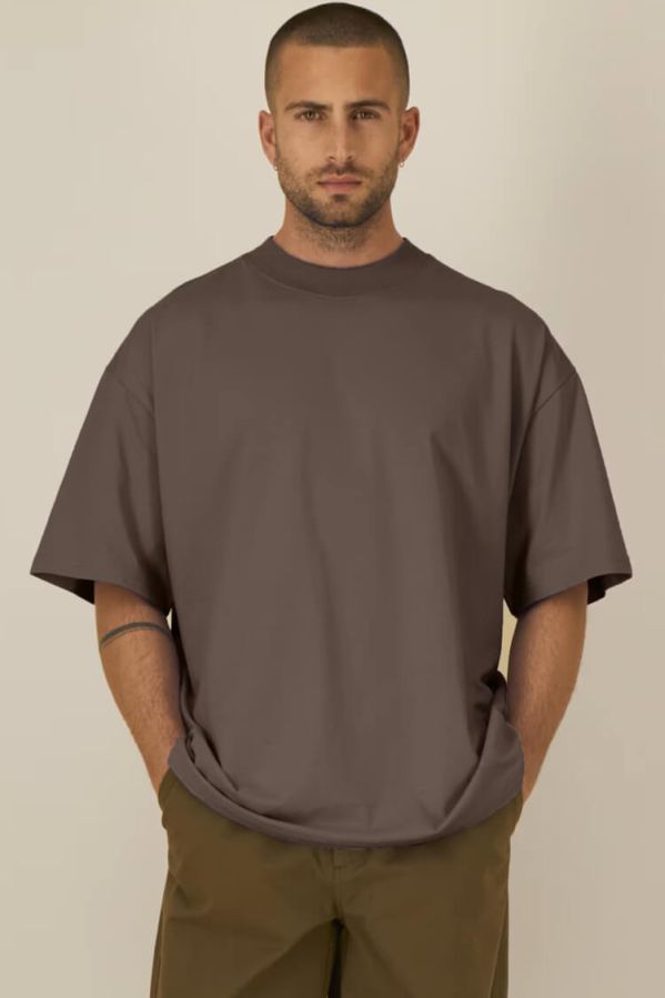 Stanley & Stella Blaster 2.0 Oversize T-Shirt mit Stehkragen bedrucken | Stanley & Stella