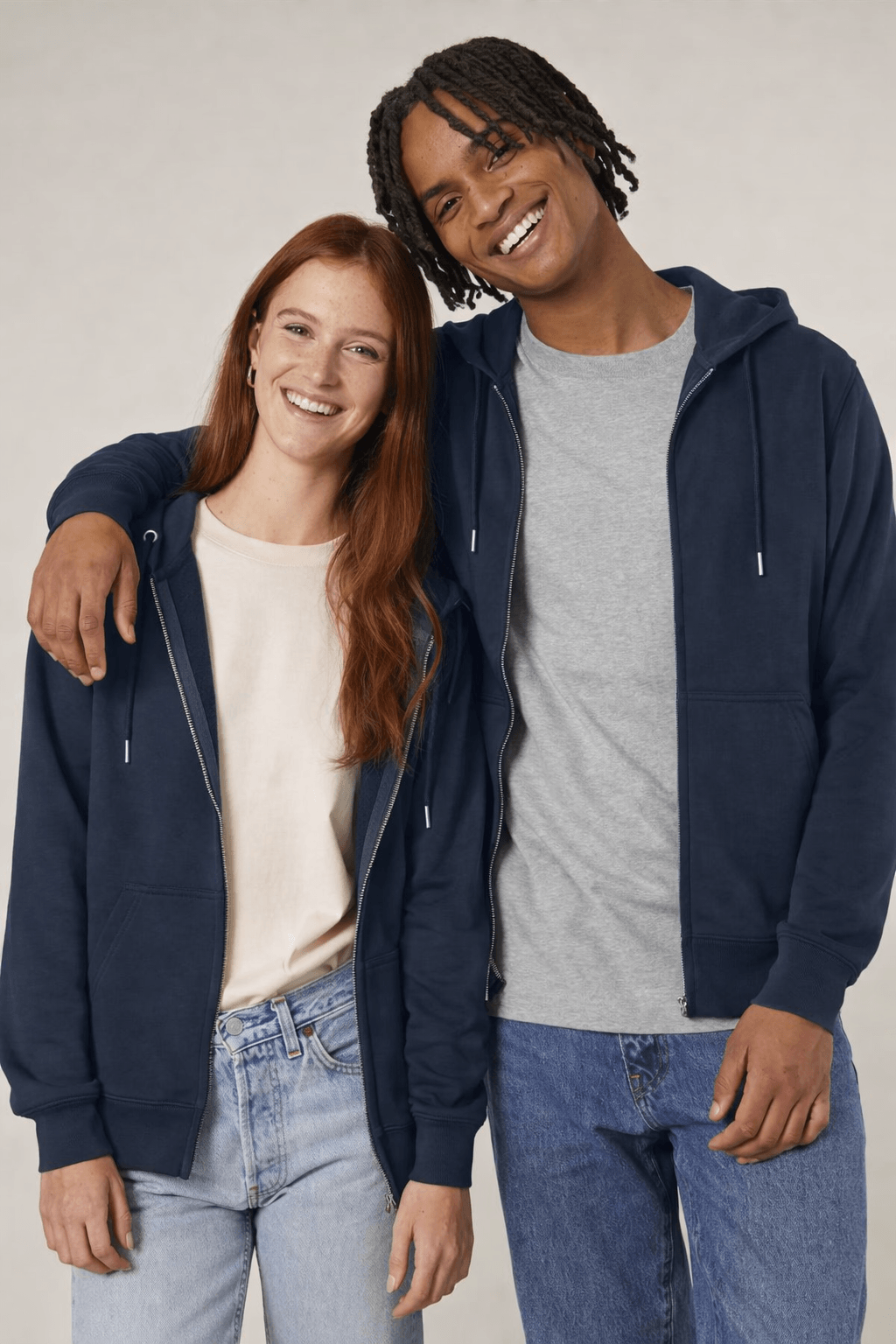 Stanley & Stella Nachhaltiges Zip Hoodie Connector 2.0 bedrucken und personalisieren | Stanley & Stella