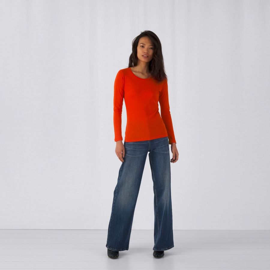 B&C Inspire LSL T Damen Longsleeve bedrucken | B&C