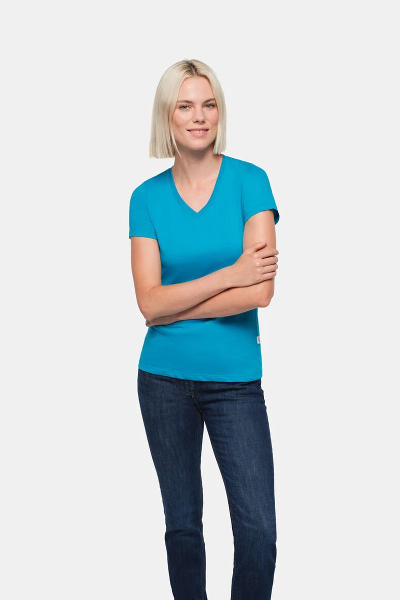 Hakro Damen V-Shirt Classic bedrucken | HAKRO