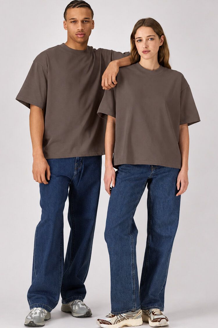 Stanley Stella Asher Schweres Oversized Unisex T-Shirt bedrucken | Stanley & Stella