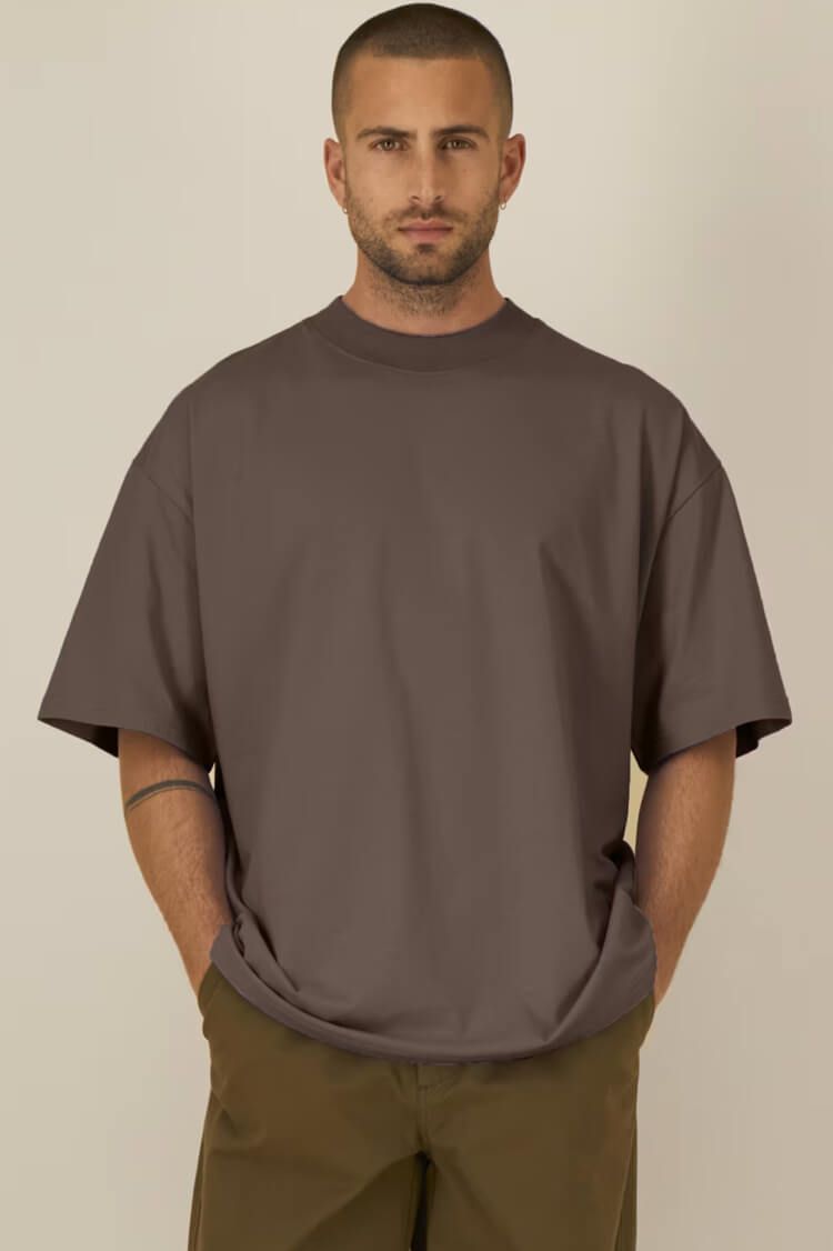 Stanley & Stella Blaster 2.0 Oversize T-Shirt mit Stehkragen bedrucken | Stanley & Stella