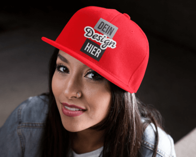 Gestalte deine Festival-Kappen mit Logo