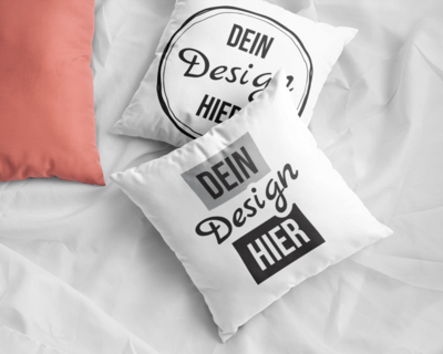 Kissen mit Bild von Lieblingsschauspielern oder Märchengestalten