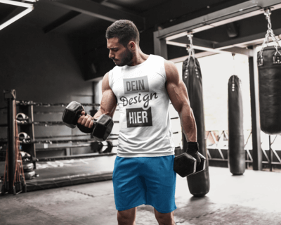 Herren Fitness Tanktop bedrucken