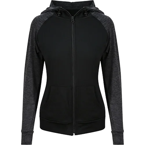 Just Cool Contrast Zoodie bedrucken für Damen