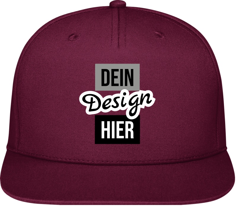Beechfield 5 Panel Snapback Rapper Cap