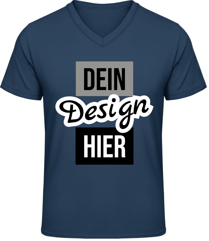 HAKRO V-Shirt Classic personalisieren