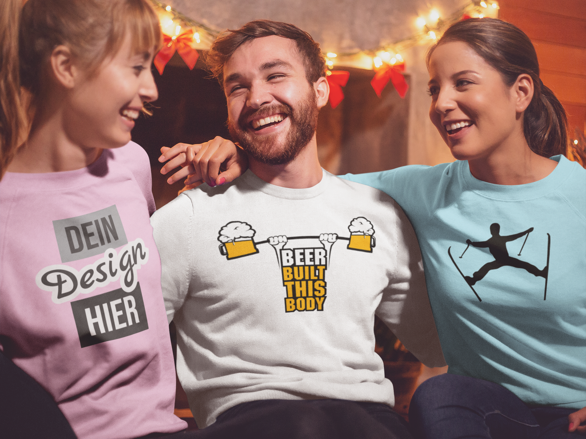 Gruppen-Skipullover selber gestalten