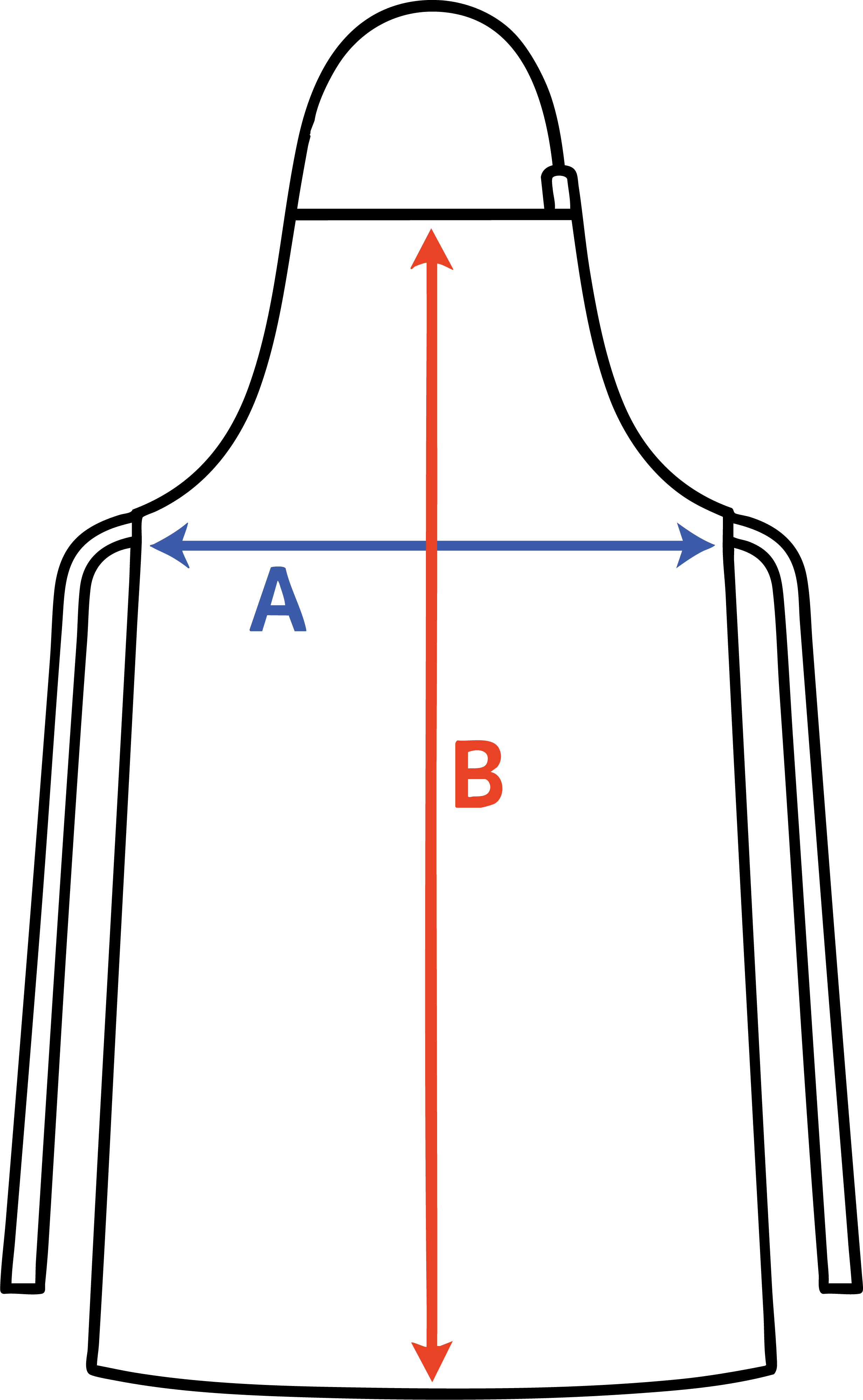 Bio-Baumwolle Kochschürze Größen