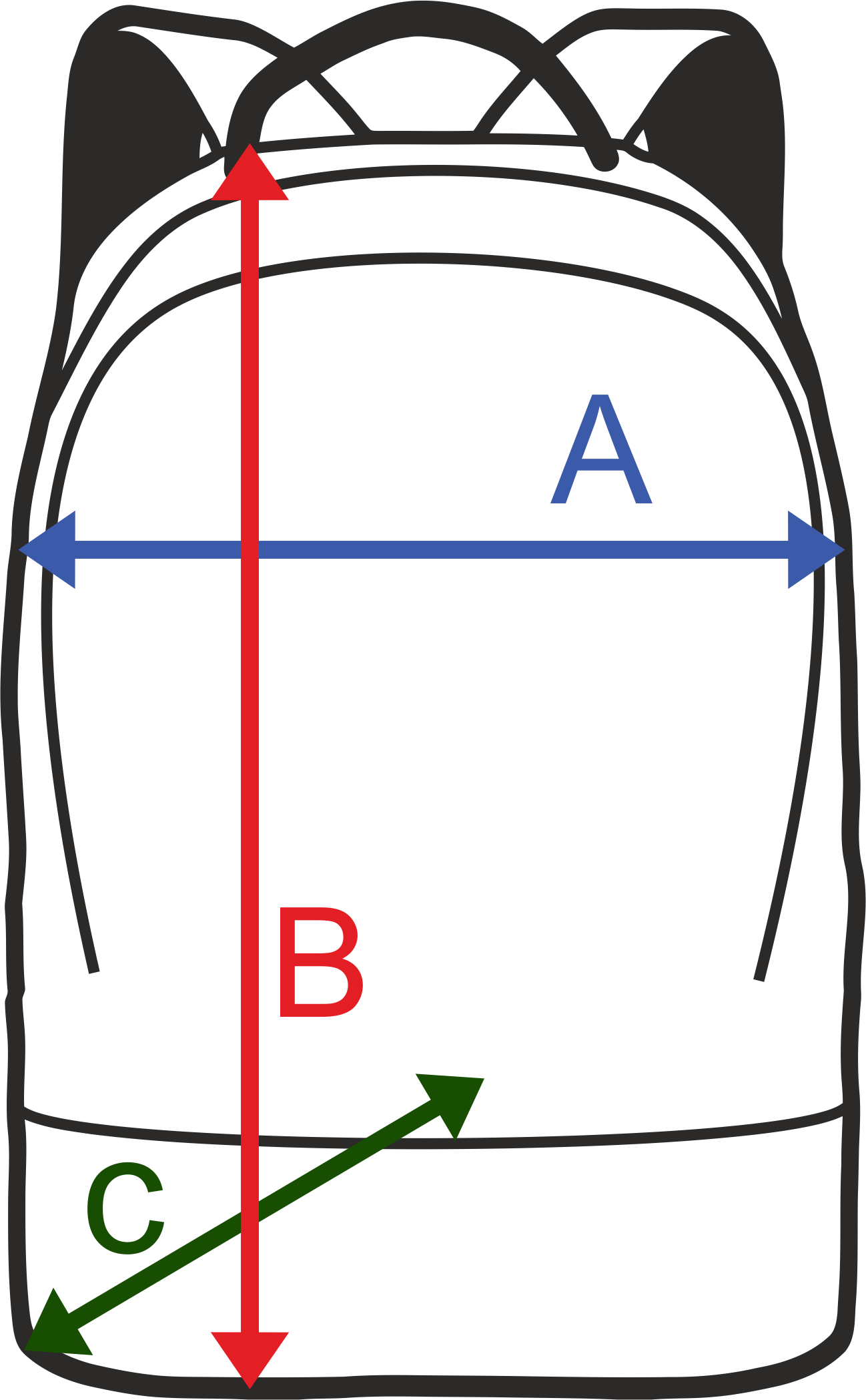 Sport Rucksack mit Bodenfach Größen